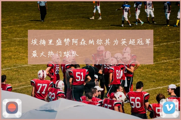 埃梅里盛赞阿森纳称其为英超冠军最大热门球队