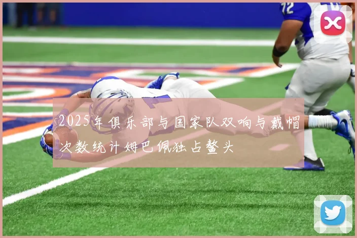 2025年俱乐部与国家队双响与戴帽次数统计姆巴佩独占鳌头