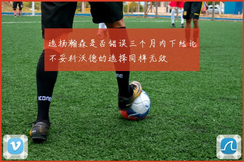 选杨瀚森是否错误三个月内下结论不妥科沃德的选择同样无效